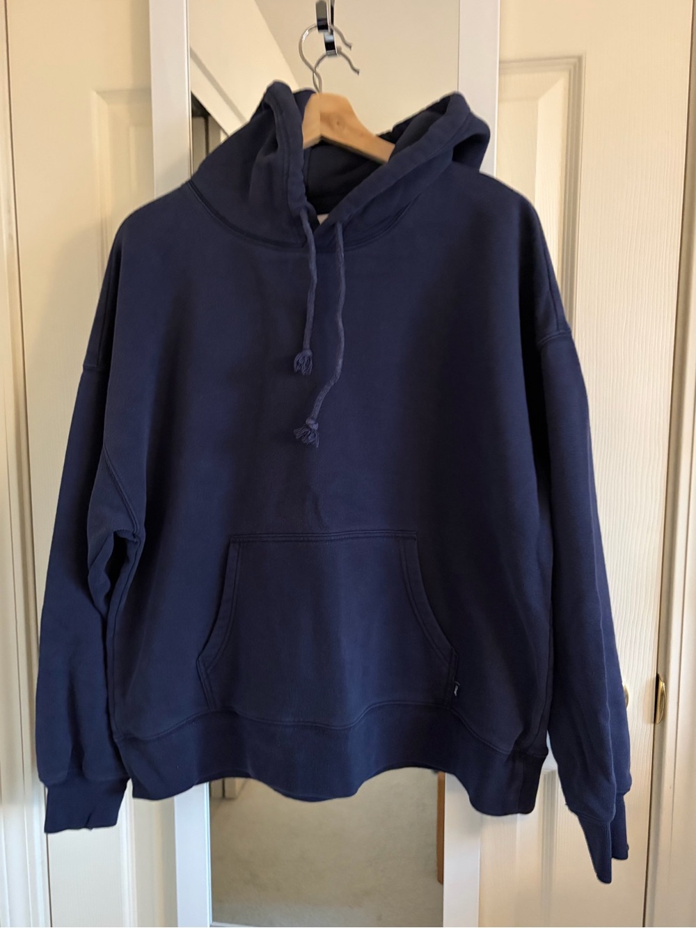 Aritzia Boyfriend Hoodie Navy Blue 2